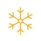 orange snow icon
